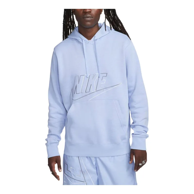 Nike Club Fleece Pullover Hoodie 'Light Blue' DX0541-479 sold by KicksCrew