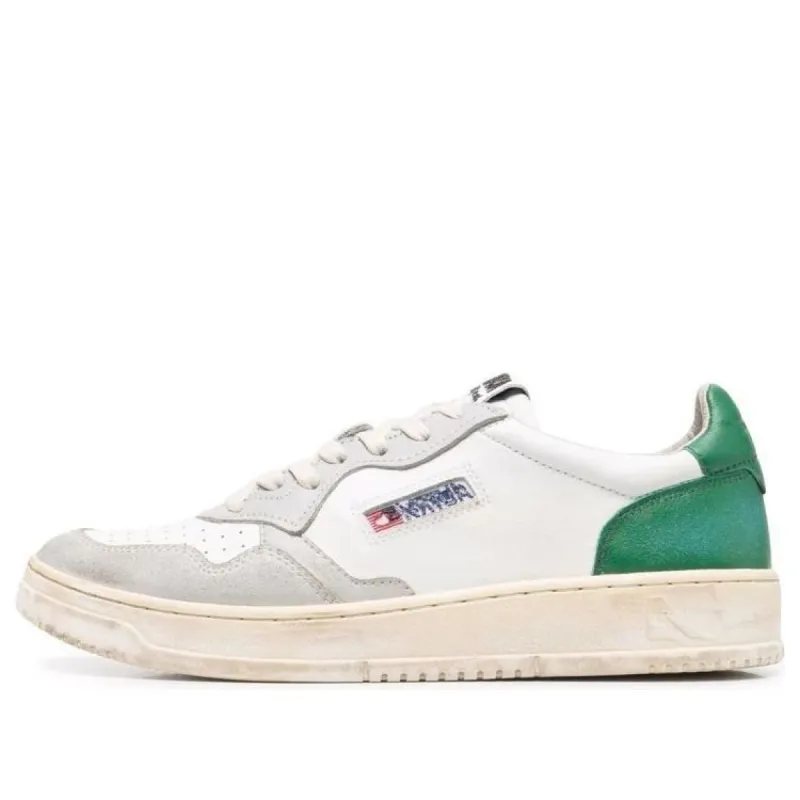 Autry Super Vintage Low 'White Grey Green' AVLM-SV02 sold by KicksCrew