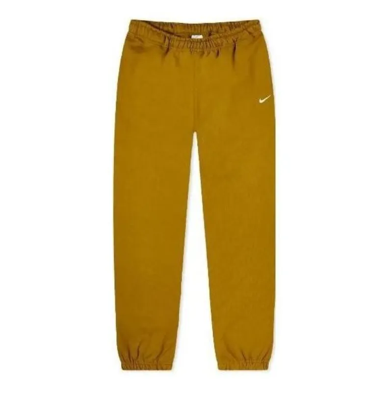 (WMNS) Nike NRG Solo Swoosh Fleece Pants 'Desert Moss' CW5565-318 sold by KicksCrew