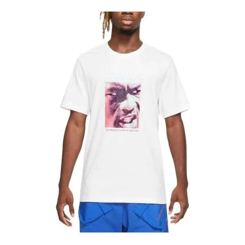 Air Jordan Jumpman Greatest Ever Graphic T-Shirt 'White' DX9595-100 sold by KicksCrew