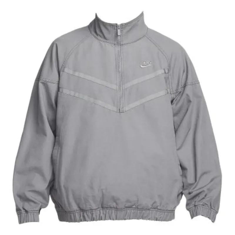 Nike Windrunner Canvas Jacket 'Smoke Grey' DX0697-084 sold by KicksCrew