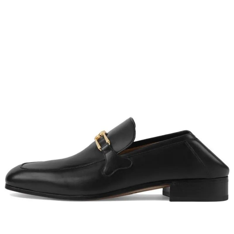 GUCCI Interlocking G Loafers 'Black' 598348-06F10-1000 sold by KicksCrew