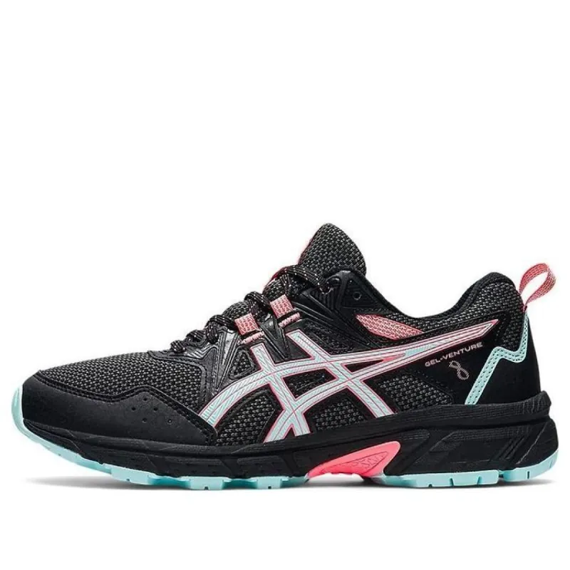 (WMNS) ASICS Gel-Venture 8 Wide 'Black Clear Blue' 1012A706-008 sold by KicksCrew