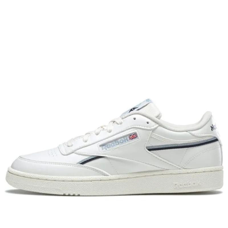 Reebok Club C 85 Vegan 'Chalk Grey Navy' GX7563 sold by KicksCrew