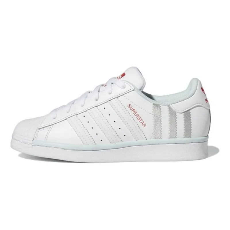 (GS) adidas originals Superstar 'White Almost Blue' FZ6254 sold by KicksCrew
