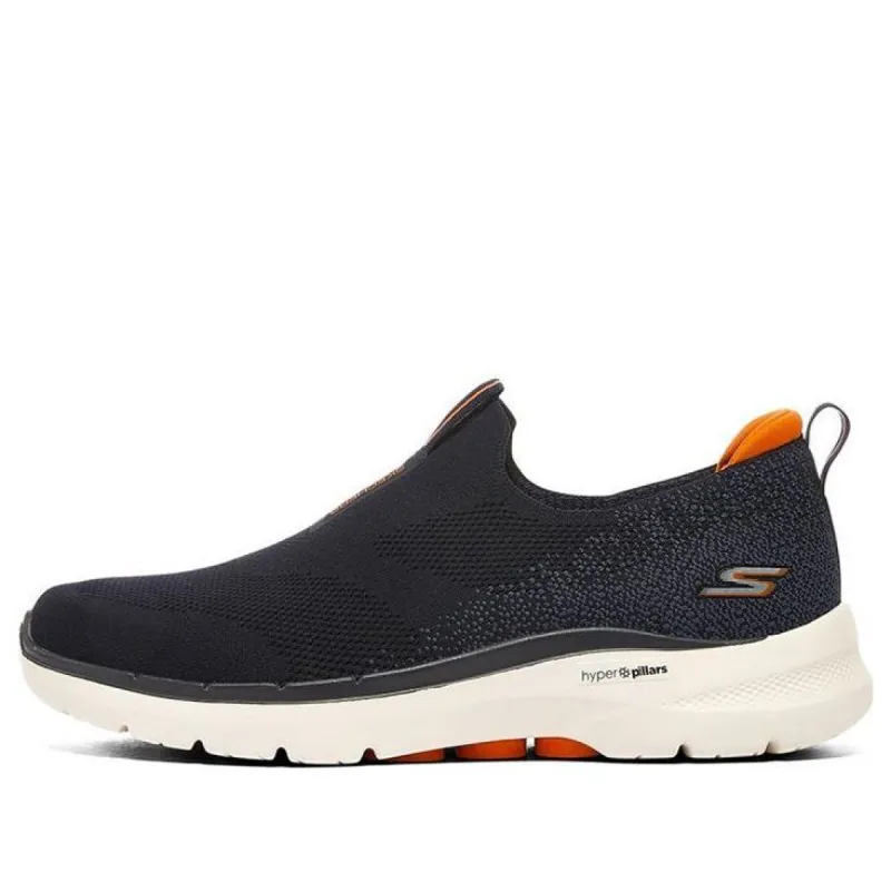 Skechers Go Walk 6 Slip On 'Navy Orange' 216202-NVOR sold by KicksCrew