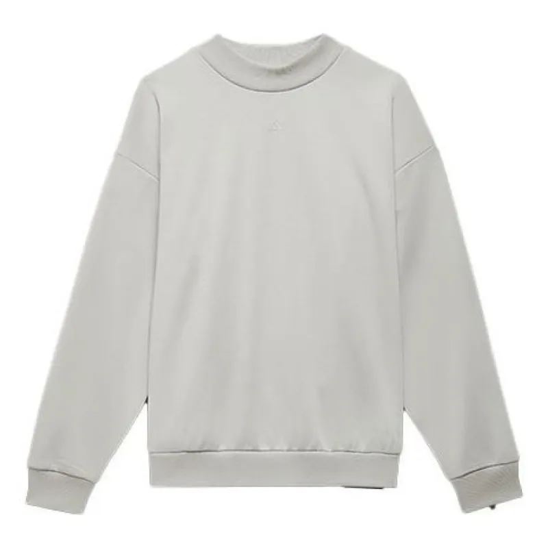 adidas Basketball Crew Sweatshirt 'Grey' IA3435 sold by KicksCrew