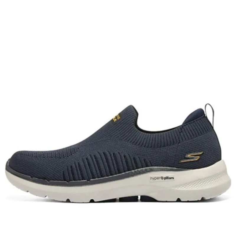 Skechers Go Walk 6 'Navy Orange' 216205-NVOR sold by KicksCrew