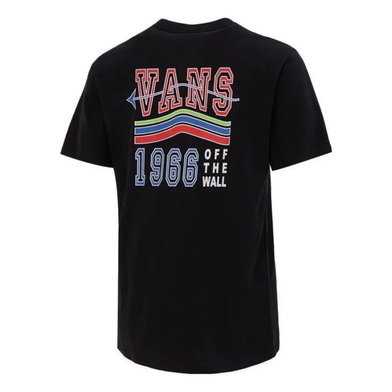 (WMNS) Vans 1966 T-Shirt 'Black' VN0A54LLBLK sold by KicksCrew