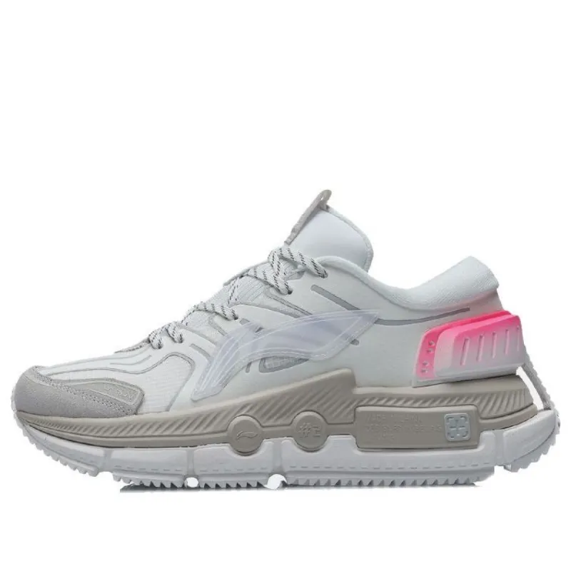 Li-Ning Sun Chaser Essential 'Grey Pink' ARHR083-2 sold by KicksCrew