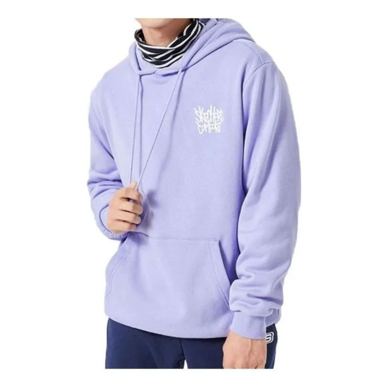 Skechers Graphic Hoodie 'Purple White' L322U105-01DU sold by KicksCrew