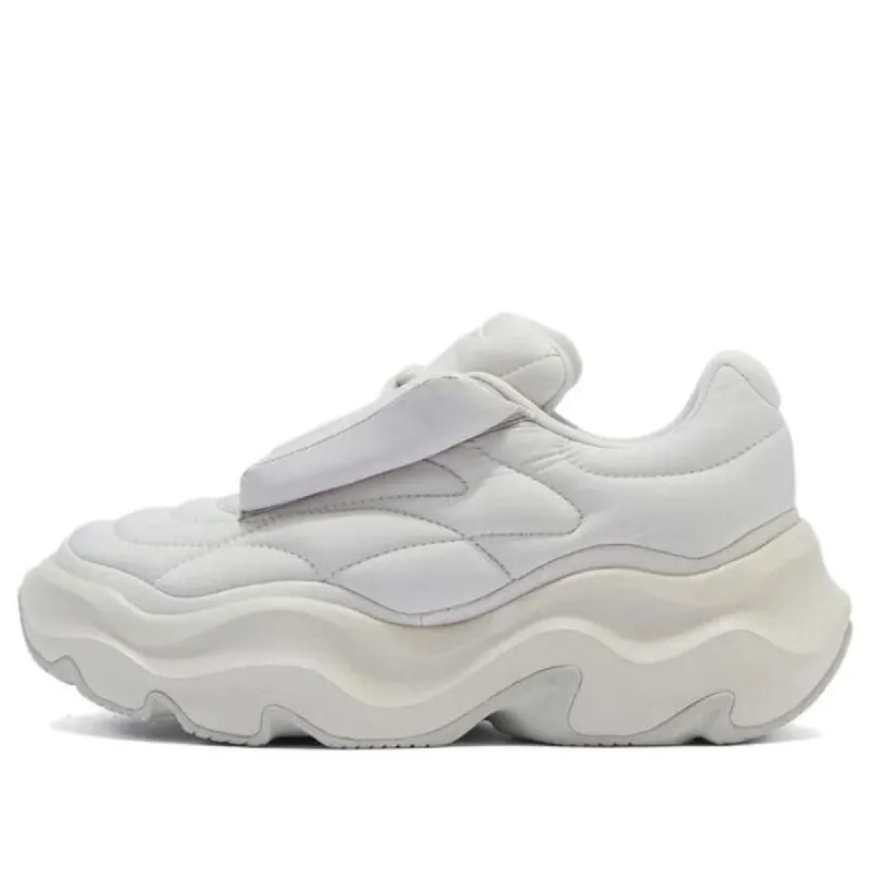 (WMNS) Li-Ning Puff Runner 'White Grey' AZGT072-2 sold by KicksCrew