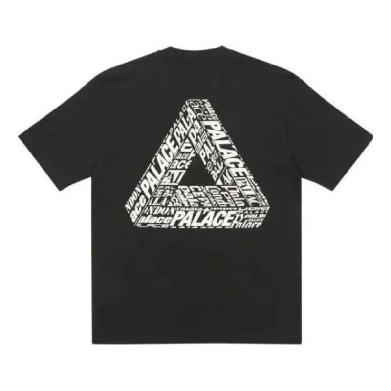 Palace Tri-Text T-Shirt 'Black' PAL-FW22-451 sold by KicksCrew