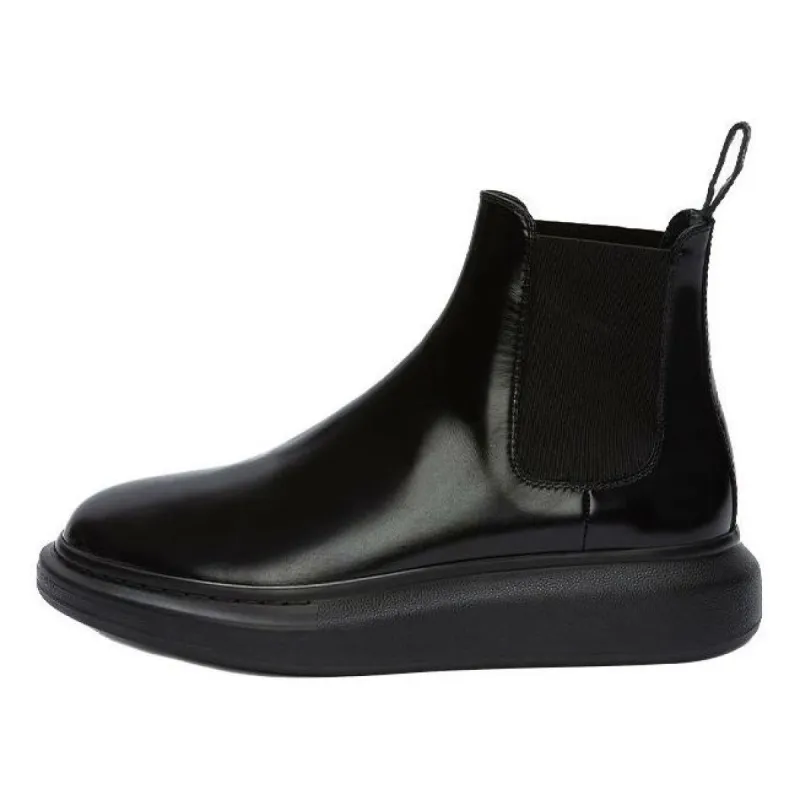 (WMNS) Alexander McQueen Hybrid Chelsea Boot 'Black' 586398WHX521000 made by Alexander McQueen