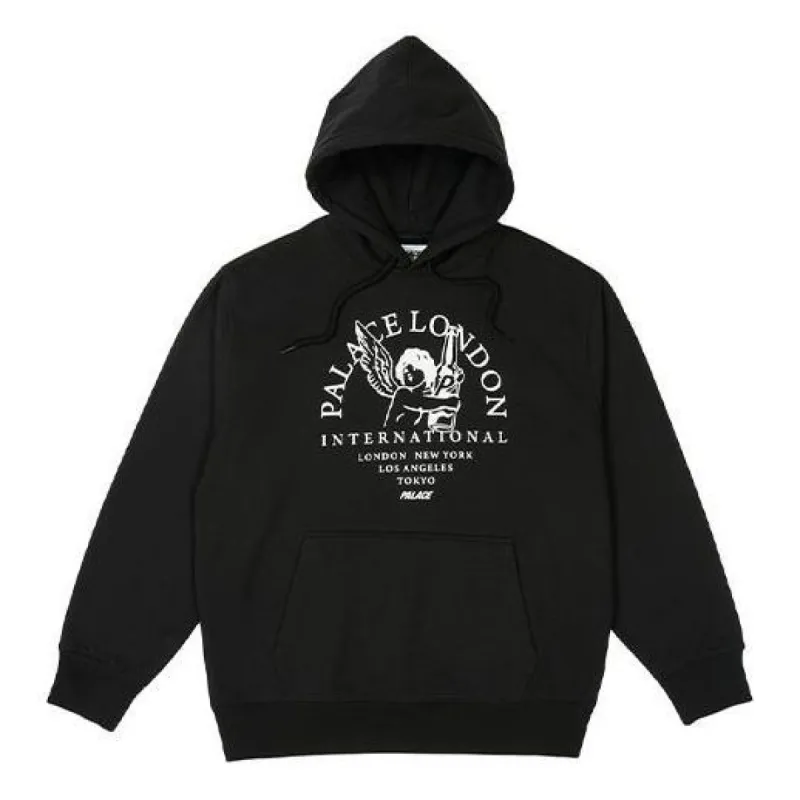 Palace International Hood 'Black' P25CS069 sold by KicksCrew