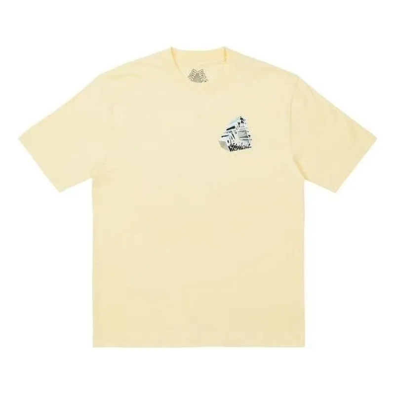 Palace Tri-Chrome T-Shirt 'Mellow Yellow' P24TS089 sold by KicksCrew