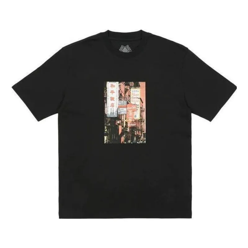 Palace Downtown T-Shirt 'Black' P24TS106 sold by KicksCrew