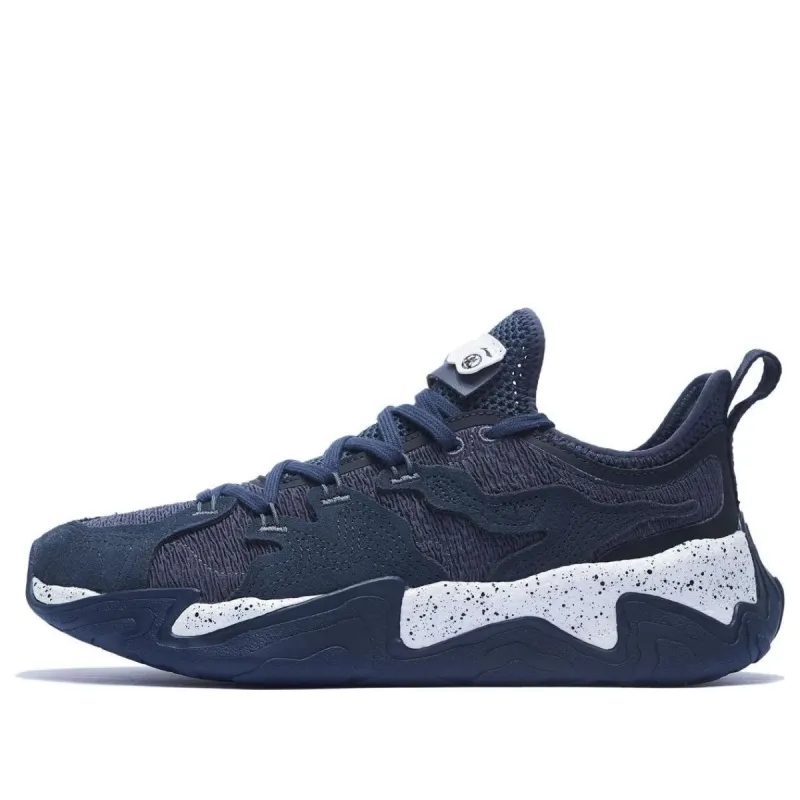Li-Ning x Jackie Chan Kungfu Sports Shoes 'Navy White' AZGT063-1 made by KicksCrew