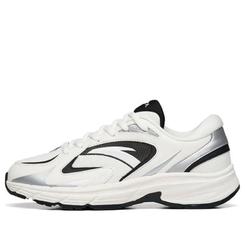 (WMNS) ANTA AT952 Retro Running Shoes 'White Grey Black' 922235597-1 sold by KicksCrew