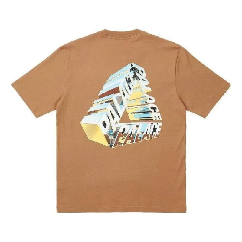 Palace Tri-Chrome T-Shirt 'Mocha' P24TS090 sold by KicksCrew