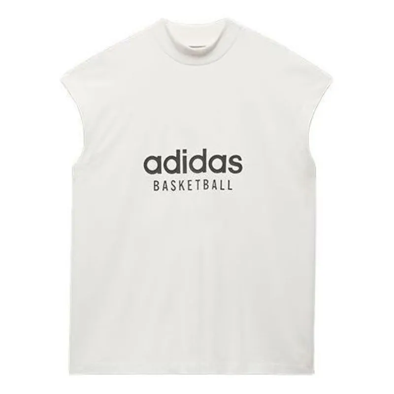adidas Basketball Sleeveless T-shirt / Black | Parallel