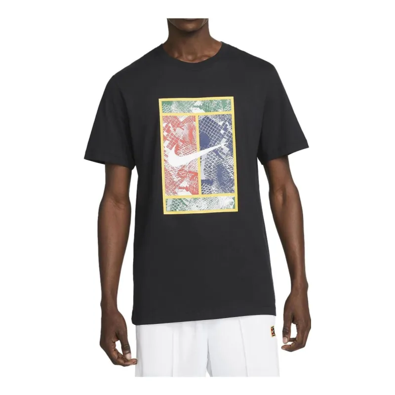 Nike Court Heritage T-Shirt 'Black' DZ2637-010 sold by KicksCrew