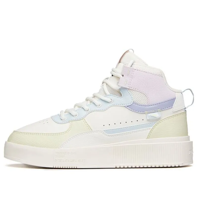 (WMNS) ANTA GB Series High-Top Skate Shoes 'White Multi-Color' 922238011-4 sold by KicksCrew