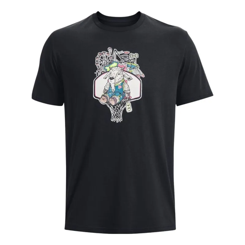 Under Armour Carnival Goat Short Sleeve T-shirt 'Black' 1377248-001 sold by KicksCrew