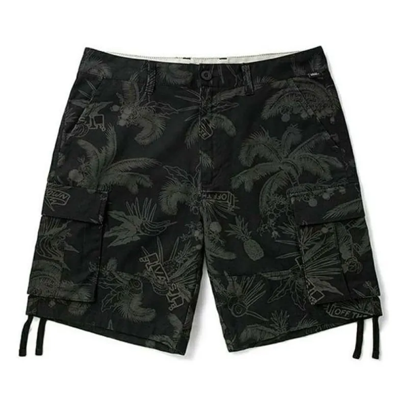 Vans Vintage Utility Woven Shorts 'Black Green' VN0A4MTWZCB sold by KicksCrew