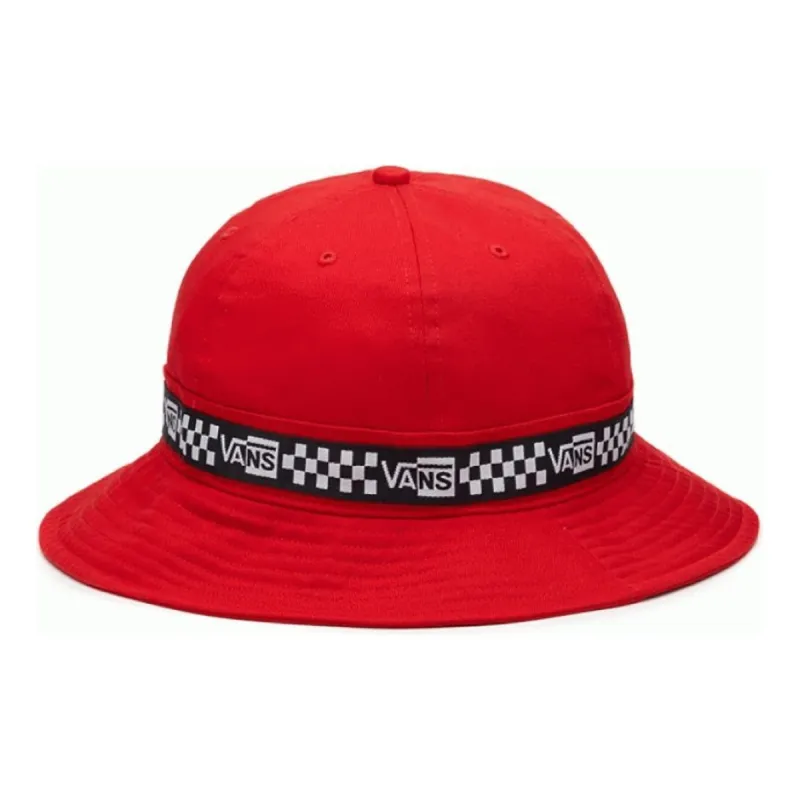 (WMNS) Vans AP Escheker Bucket Hat 'Red White Black' VN0A4MN8YBK sold by KicksCrew