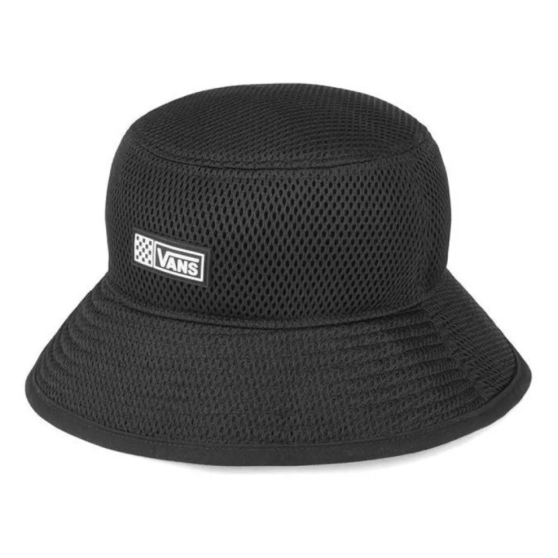 (WMNS) Vans Meshed Up Bucket Hat 'Black White' VN0A4DRWBLK sold by KicksCrew