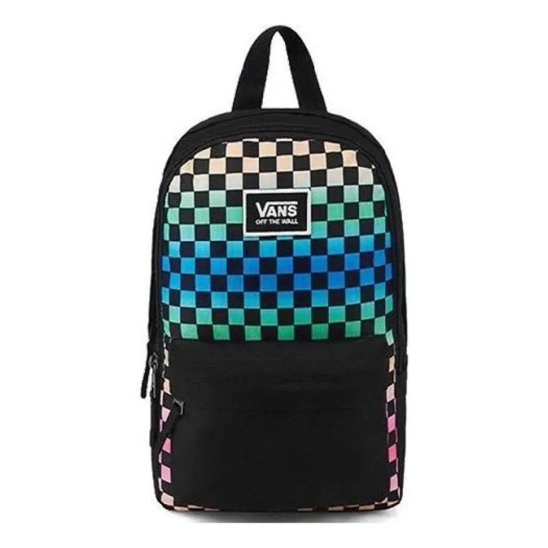 (WMNS) Vans Realm Backpack 'Black Blue Yellow Green' VN0A4DROYBL sold by KicksCrew