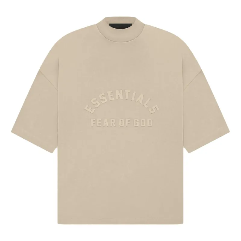 (WMNS) Fear of God Essentials FW23 Short-Sleeve Tee 'Dusty Beige' 125SP235025FW sold by KicksCrew