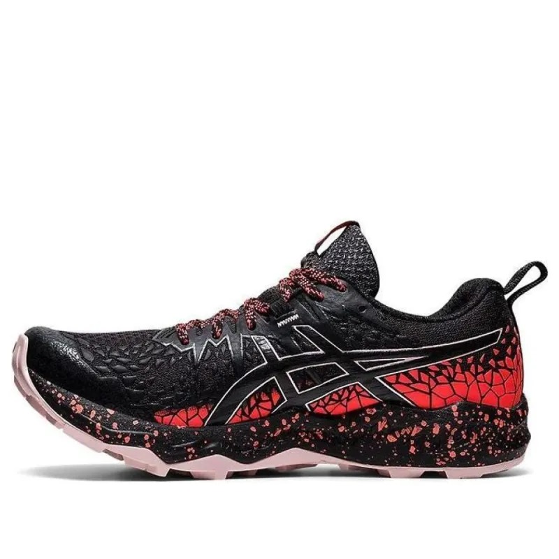 (WMNS) ASICS FujiTrabuco Lyte 'Black Red' 1012A599-021 sold by KicksCrew