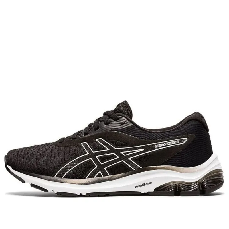 (WMNS) ASICS Gel-Pulse 12 Wide 'Black White' 1012A727-001 sold by KicksCrew