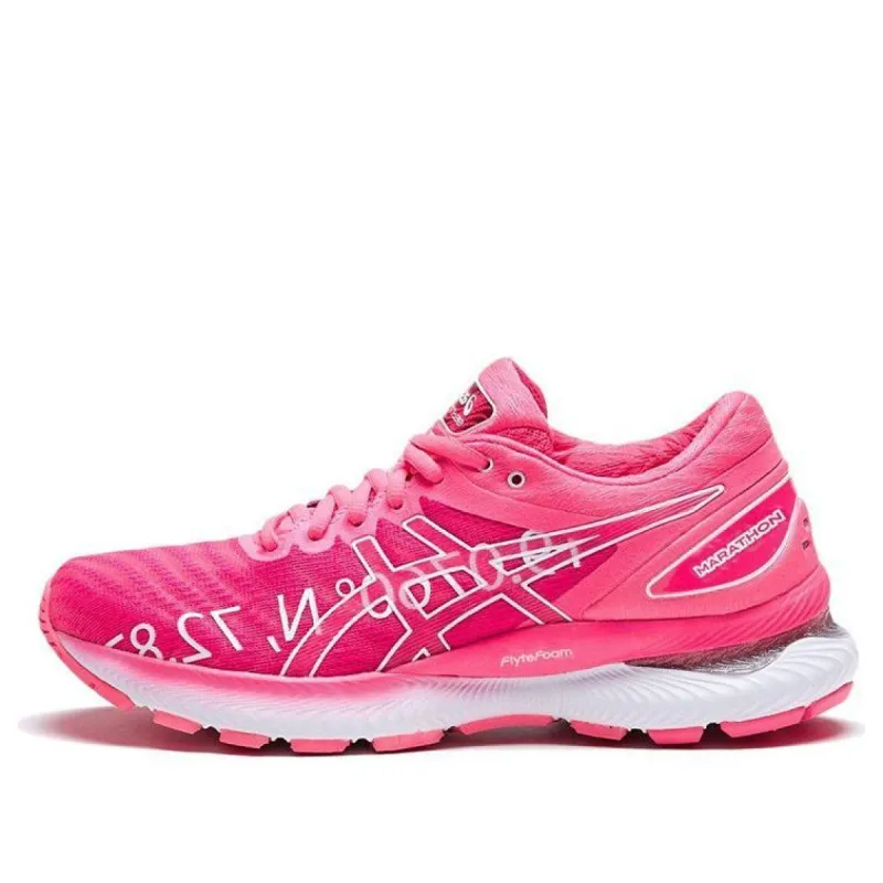 (WMNS) ASICS Gel-Nimbus 22 'Hot Pink White' 1012A805-700 sold by KicksCrew