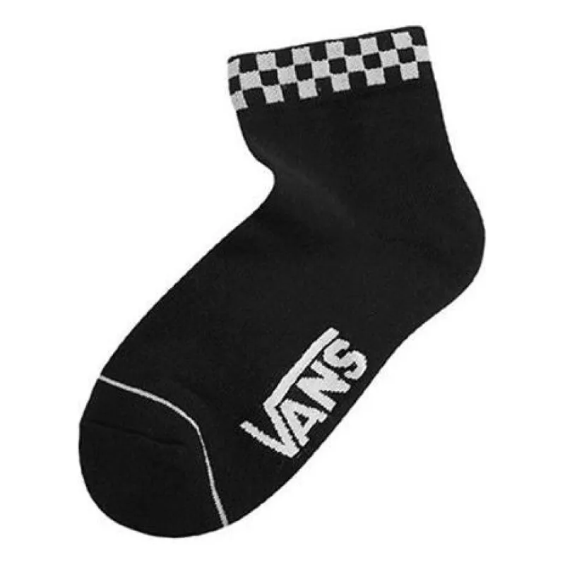 Vans Peek-A-Check Crew Socks 'Black White' VN0A3Z92BLK sold by KicksCrew