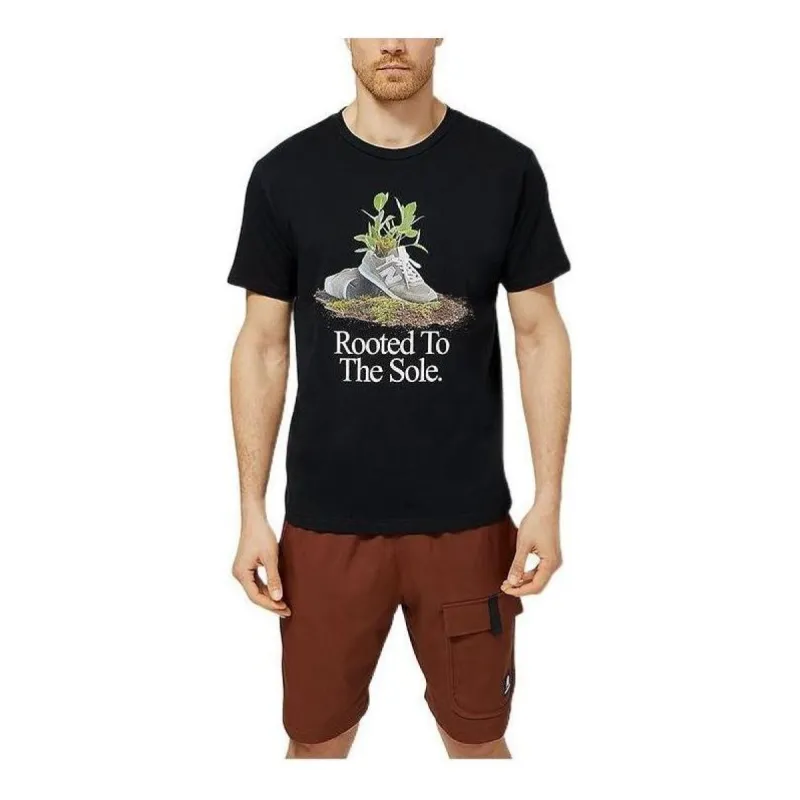 New Balance Athletics Legacies Rooted Tee 'Black' MT23570-BK sold by KicksCrew