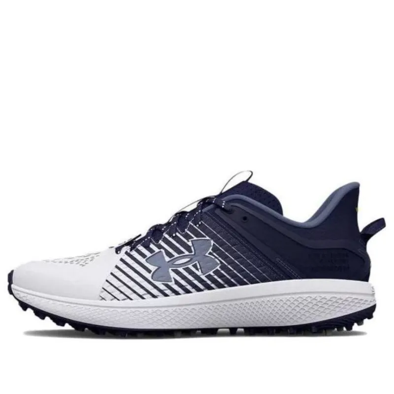 Under Armour Yard Turf Baseball Shoes 'Blue White' 3025593-400 sold by KicksCrew
