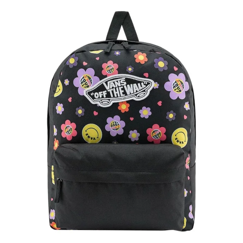(WMNS) Vans Realm Backpack 'Black Yellow Red Purple' VN0A3UI6BDB sold by KicksCrew