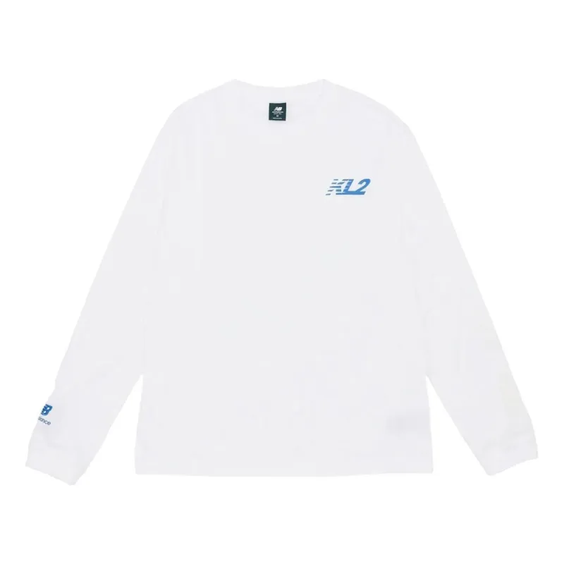 New Balance Kawhis Klawset Long Sleeve Tee 'White' MT23592-WT sold by KicksCrew
