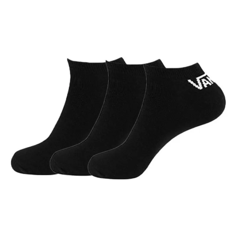 Vans Logo No Show Socks 3 Pack 'Black White' VN0A3QT3BLK sold by KicksCrew