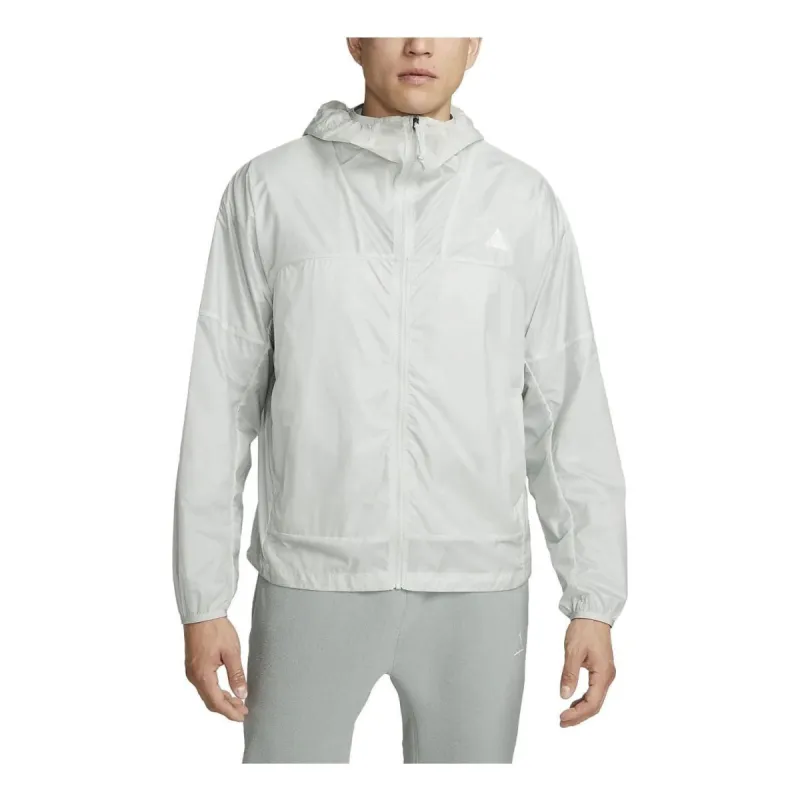 Nike ACG Windproof Cinder Cone Jacket 'Light Silver Summit White' DB0978-034 sold by KicksCrew