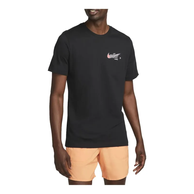 NIKE Logo Short Sleeve T-Shirt 'Black' FJ2361-010 sold by KicksCrew