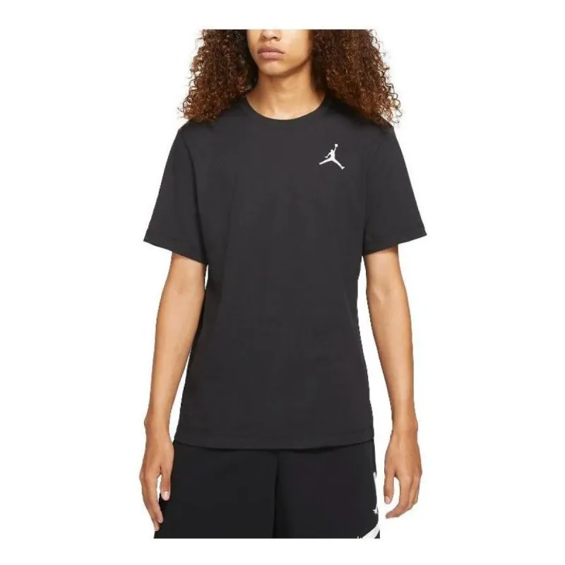 Air Jordan Jumpman Emblem T-Shirt 'Black' DC7485-010 sold by KicksCrew