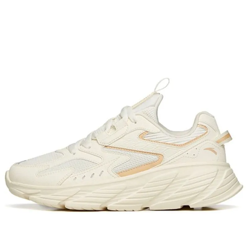 (WMNS) ANTA Sportswear Running Sneakers 'Cream White Orange' 922245510-2 sold by KicksCrew