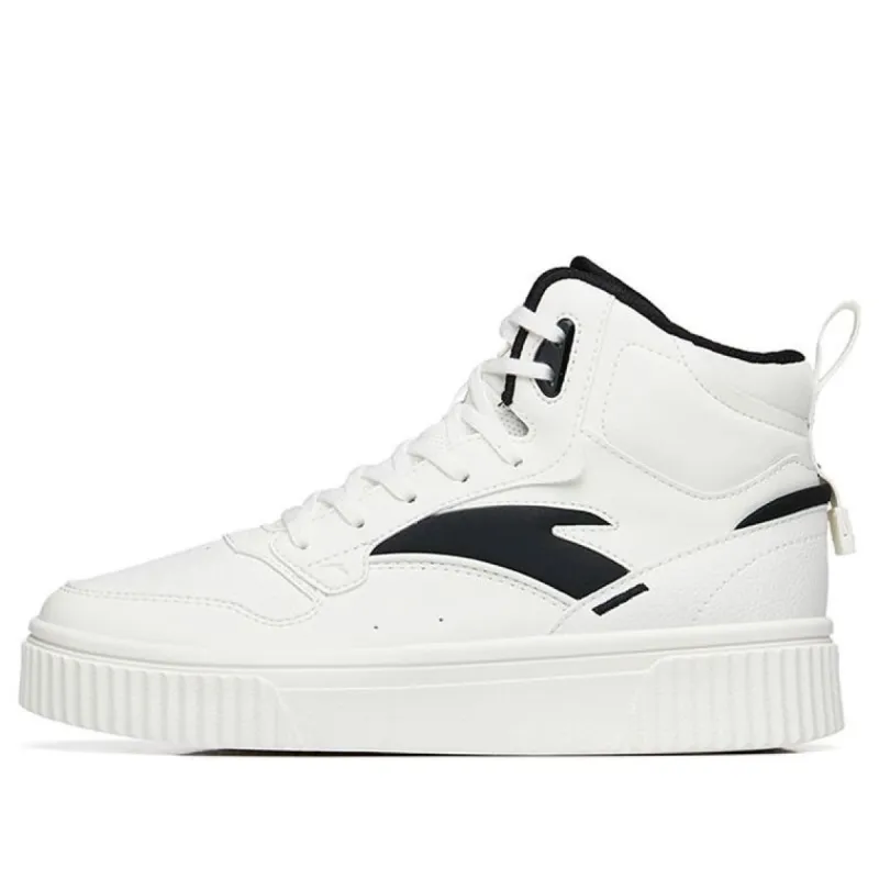 ANTA High-Top Sneakers 'White Black' 922248015-1 sold by KicksCrew