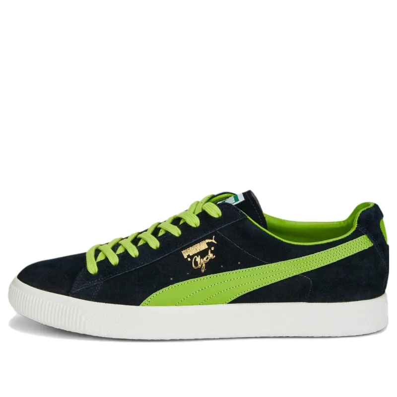 Puma Clyde Made in Japan 'Clydezilla - Navy Lime Smash' 390085-02 sold by KicksCrew