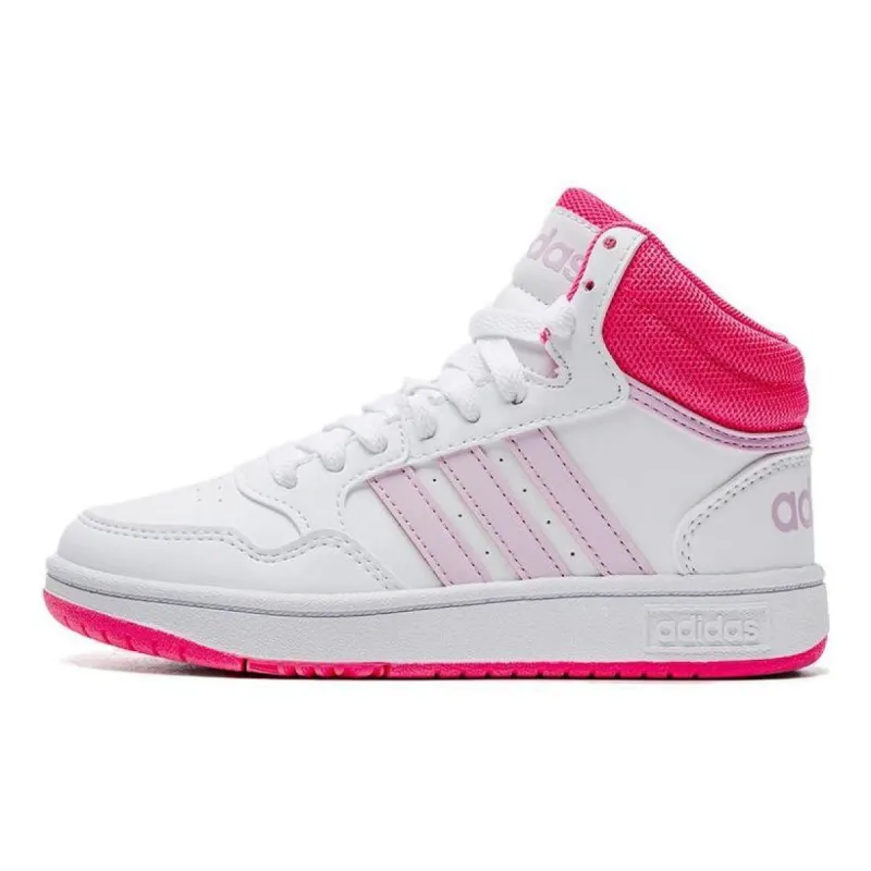 (GS) adidas Hoops 3.0 Mid 'White Orchid Fusion' IF2722 sold by KicksCrew