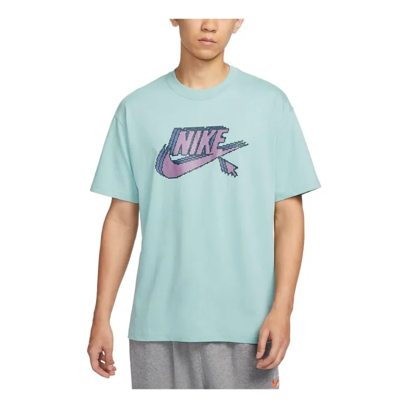 Nike Sportswear T-Shirt 'Green Purple' FD1297-309 sold by KicksCrew